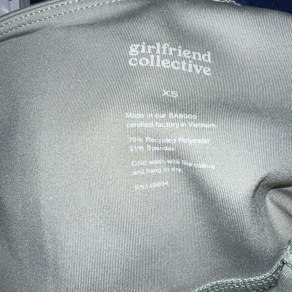 Girlfriend Collective Leggings Women's XS Light Green 27" inseam 10" Rise - Picture 5 of 9